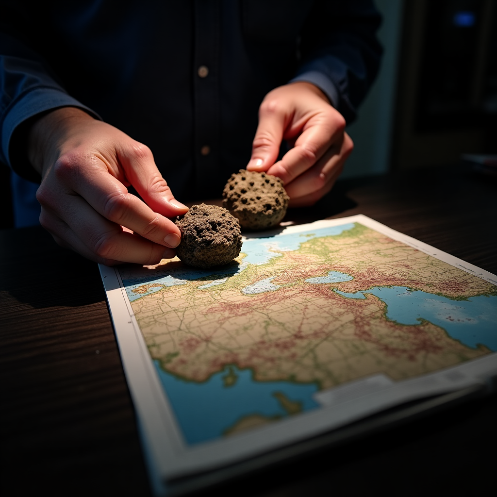 Estudio geológico de muestras de núcleo